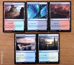Set of 5 Rare Dual Filter Lands Commander Capenna *NM* Magic Gathering MTG EDH - Picture 1 of 2