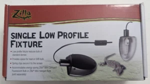 Zilla Single Low Profile Reptile Terrarium Fixture 7.5in - Picture 1 of 3