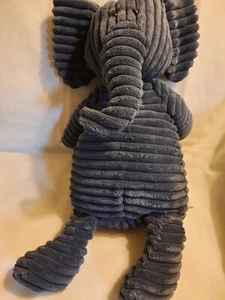 Pana de peluche para animales Jellycat London Cordy Roy Elephant 15" azul marino - Imagen 1 de 5