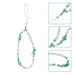 Polymer Clay Phone Charm Phone Rope Phone Hanging Beads Chain Cell Phone Holder - Zdjęcie 1 z 12