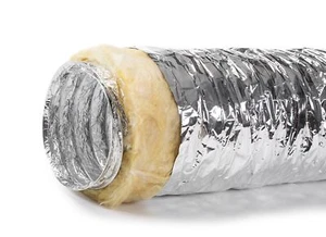 STERR – 5 m Insulated Aluminum Flexible Duct Hose 100 mm / 4" – IAL100_5 - Imagen 1 de 4
