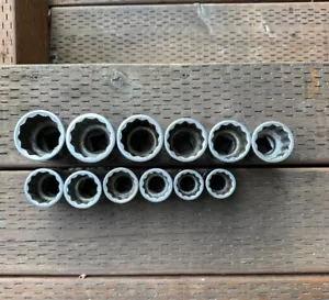 Snap On 12PC LDH Set - Drive Shallow Socket Set (measurements in description) - Picture 1 of 13