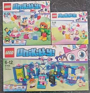 NUEVO UNIKITTY LEGO 41451 CLOUD CAR 41453 PARTY TIME 41454 DR FOX LABORATORIO CAT. - Imagen 1 de 6