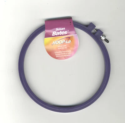 HOOP-La 6" Plastic Cross Stitch Embroidery Hoop (Random Color) #144016 - Image 1 of 4