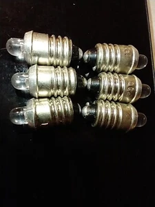 Epistar LED 222 Edison E10 BASE 1.5 to 3 VOLT Super BRIGHT 65 LUMEN 6 PACK Set!! - Picture 1 of 1