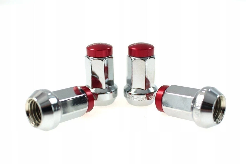 RACING WHEEL NUTS M-7324 D1SPEC STAL 12X1.25 SILVER/RED - Image 1 of 1