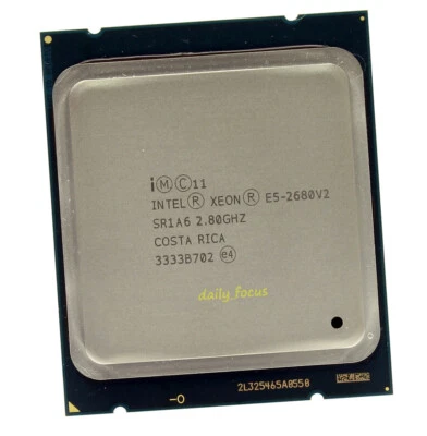 Intel Xeon E5-2680 v2 2.8 GHz LGA2011 10 cores 20 T SR1A6 CPU Processor 25 MB - Image 1 of 4