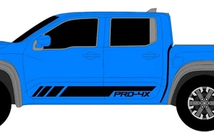 Pickup Side Door Stripes Stickers Kit For Frontier Pro Truck Vinyl Body Decals - Bild 1 von 2