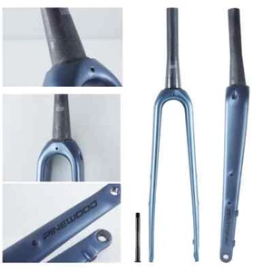 700C Full Carbon Fiber Road Bike Rigid Fork Internal Routing Suspension Fork - Picture 1 of 23