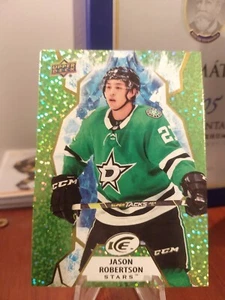 Tarjeta de hockey cubierta superior ICE 21-22 JASON ROBERTSON estrellas verdes de Dallas #85 - Imagen 1 de 3