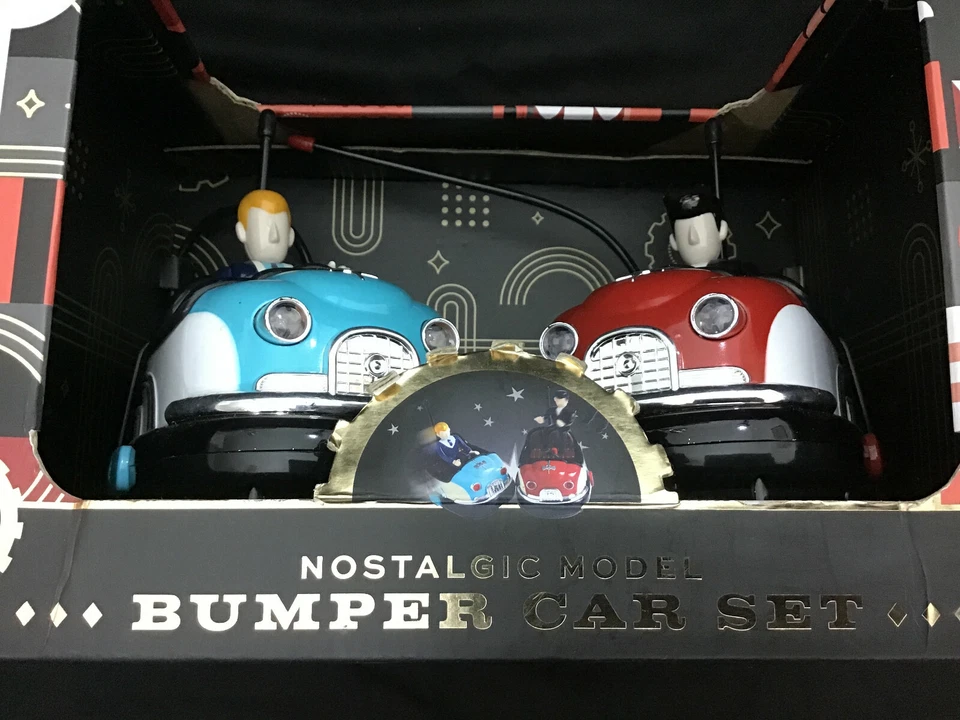 Nostalgic Model Bumper Car Set of two Remote Control Cars - Image 1 of 4