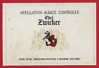 AL99 Etiquette Label ALSACE EDEL ZWICKER Eugne SUTTER, prop.-vitic.  RIQUEWIHR