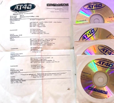 4/30/05 AT40: EMINEM (2), KILLERS, GREEN DAY, AKON, WILL SMITH, THE GAME (2) - Image 1 of 4