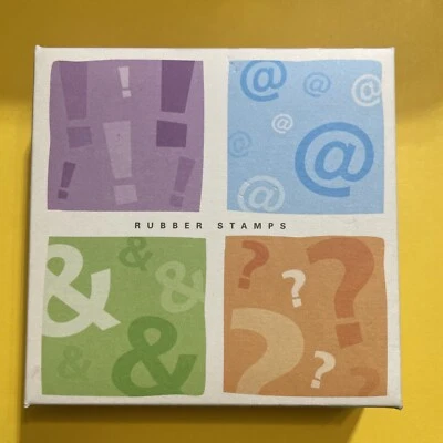 Juego de estampillas de goma estampillas poéticas Z Hero Arts @ &?! Fondo de símbolos Foto 1 de 3
