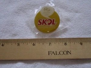 2016 RIO OLYMPIC SPONSOR PIN SKOL BEER NEW! - Picture 1 of 4