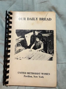 #D  Pavilion New York NY United Methodist Church Family Recipes COOKBOOK  1980 - Imagen 1 de 7