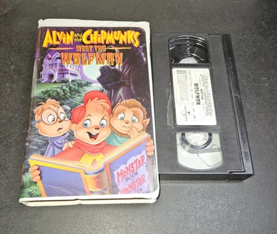 Alvin And The Chipmunks Meet The Wolfman (VHS, 2000) Rare Animated Horror - Image 1 of 4