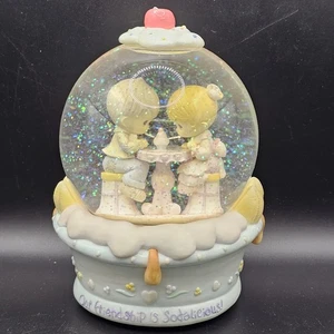 Globo de agua de colección Precious Moments musical brillo/corazones 2001 - Imagen 1 de 9