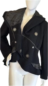 Indies Wool Coat Jacket Size 3 - Picture 1 of 20