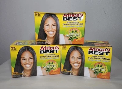 Africa's Best Herbal Intensive Dual Conditioning No Lye Relaxer System *SUPER* - Image 1 of 2