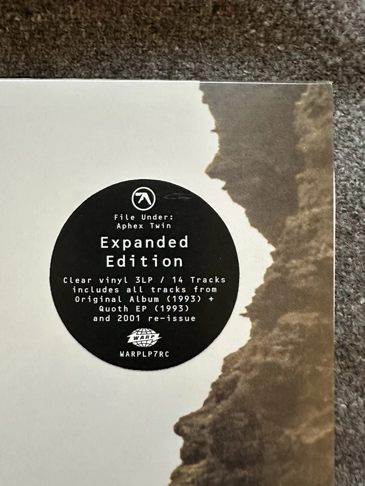 POLYGON WINDOW SURFING ON SINE WAVES CLEAR VINYL 3LP APHEX TWIN NEW SEALED OOP - Image 1 of 4