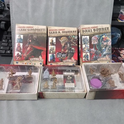 3 Zombicide Black Plague Special Guest Lot: Murray, Simonetti and Paul Bonner.  - Image 1 of 4