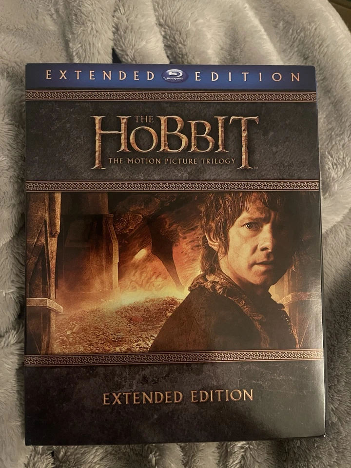 The Hobbit: The Motion Picture Trilogy (Extended Ed/Blu-ray 9-Discs)⚠️OPEN BOX⚠️ - Image 1 of 3