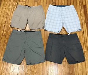 Lot Of 4 Men's Volcom VMONTY Chino Shorts Size 40 - Picture 1 of 3