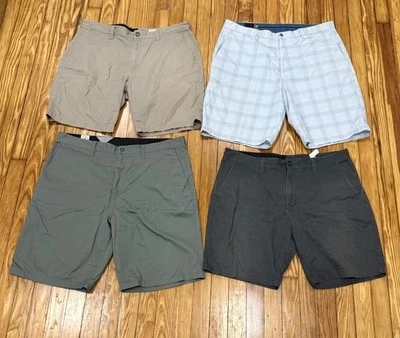 Lot Of 4 Men's Volcom VMONTY Chino Shorts Size 40 - Image 1 of 3