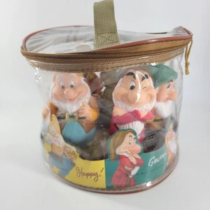 Walt Disney Schneewittchen und die sieben Zwerge 7 Figuren Zwerge Set Vintage - Bild 1 von 6