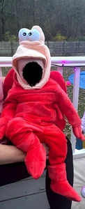 EUC Disney Fun The Little Mermaid Crab SEBASTIAN Halloween Costume 9-12M - Picture 1 of 3