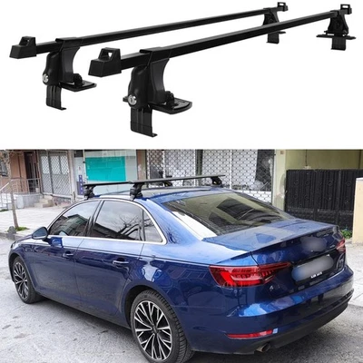 Portaequipajes de techo barra transversal carga kayak para Audi A3 A4 A5 A6 A7 B8 B9 S4 S5 54" Foto 1 de 4