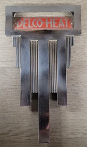 General Motors Delco Heizgriff Namensschild Mitte 19. Jahrhundert Art Deco - Bild 1 von 7