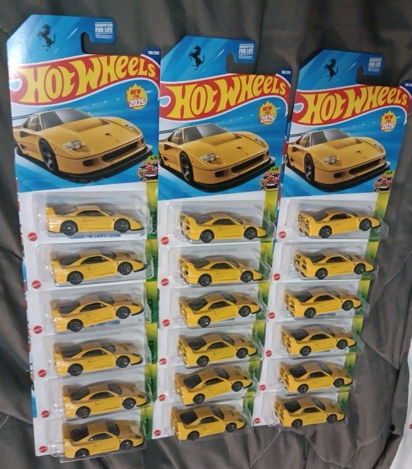 2025 Hot Wheels Ferrari F40 Competizione - Lot Of 18 - FREE SHIPPING! - Image 1 of 1
