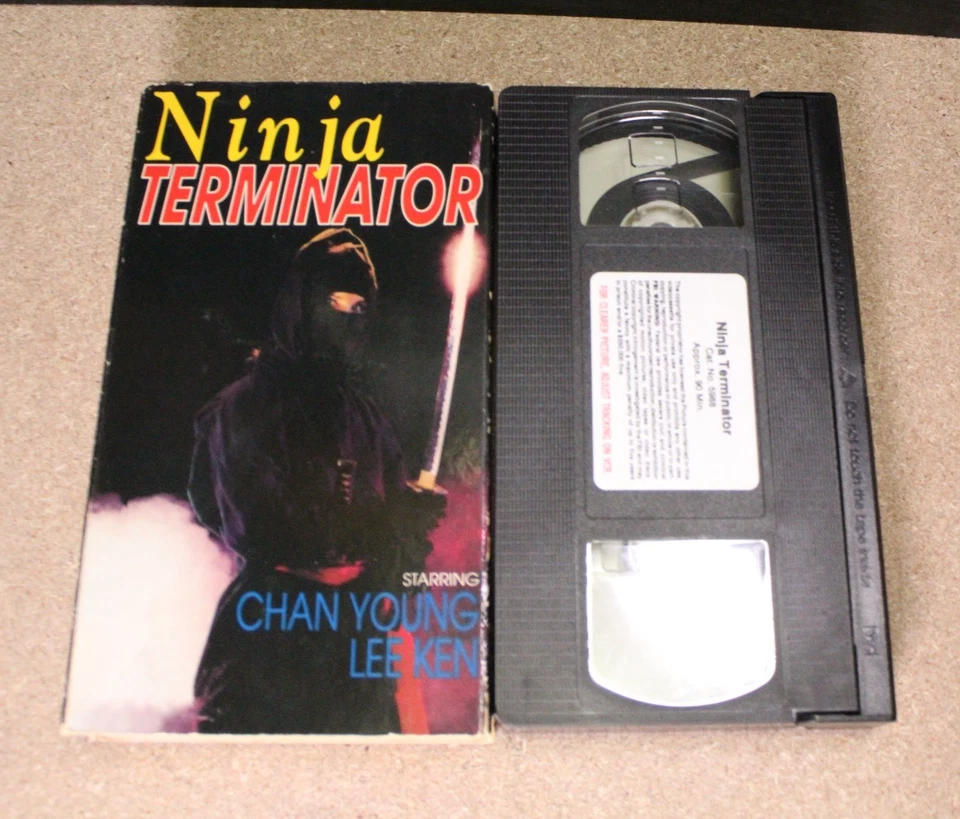 Ninja Terminator VHS, Pre-owned, Good Condition - Image 1 of 2