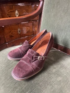 Berkemann Damen Schuhe Pumps Wildleder 70er Vintage Retro Ungetragen Gr. 38 - Bild 1 von 4