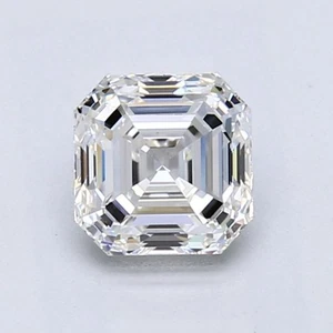 Natural D Color Loose 1.00 Ct Asscher Cut Lab Grown CVD Diamond VVS1 Certified - Picture 1 of 7