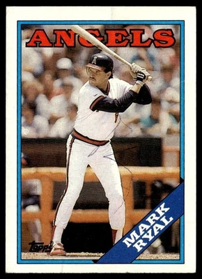 1988 Topps Mark Ryal California Angels #243 - Image 1 of 2