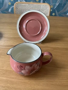 Denby Damask Gravy Boat & Saucer NEW - Picture 1 of 5