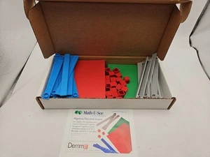 Math U See Manipulatives Algebra Decimal Insert Kit Integer Block Homeschool - Picture 1 of 4