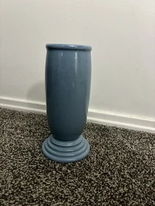 Fiesta Ware Millennium III Periwinkle Blue Vase Homer Laughlin USA 10" - Picture 1 of 4