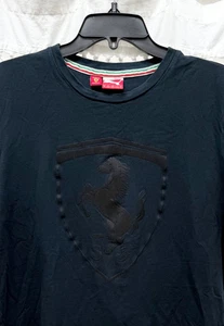 Puma Scuderia Ferrari Black Shield F1 Racing T-Shirt Herren Medium Tonal Formel 1 - Bild 1 von 8