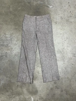 VTG 70s 60s Atomic Fleck Brown Salt & Pepper Pants 30x30 - Image 1 of 4
