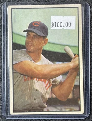 TED KLUSZEWSKI 1953 BOWMAN COLOR BASEBALL #62 REDS - Image 1 of 2