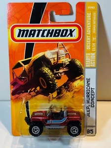 MATCHBOX MB85/43 JEEP HURRICANE CONCEPT PEARL RED - Picture 1 of 1