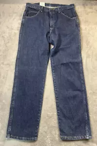 WRANGLER Five Star Premium Jeans Blue Mens 34 x 30 Regular Fit New with Tags - Picture 1 of 7