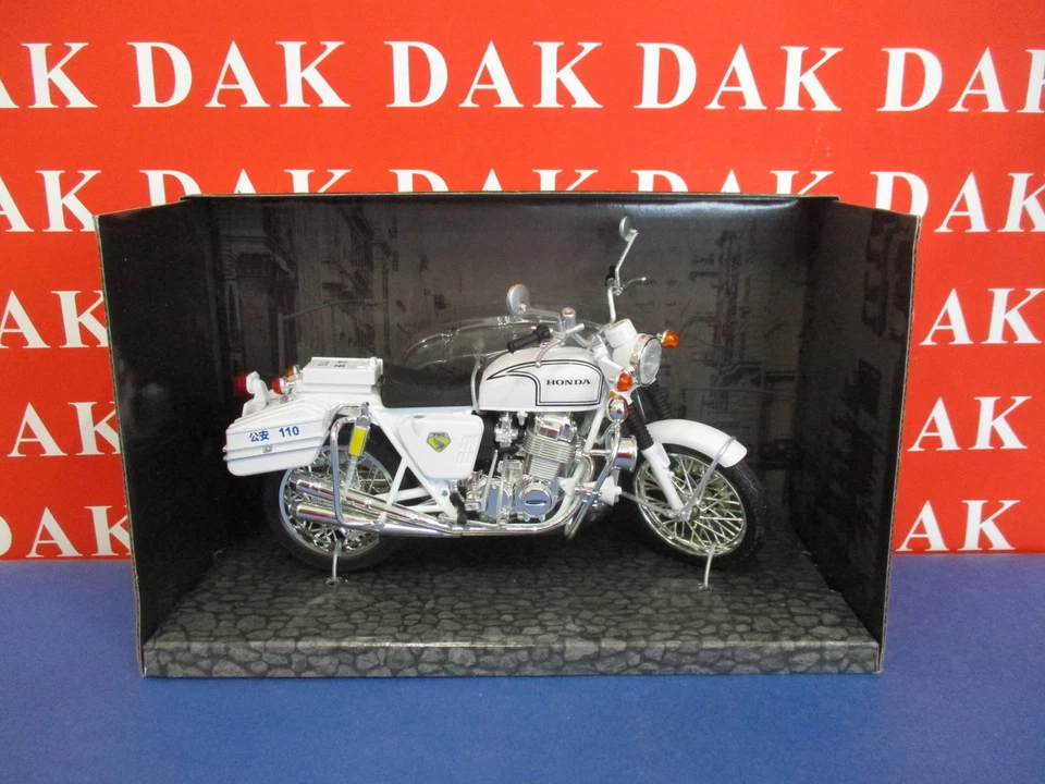 Die cast 1/12 Modellino Moto Honda CB 750 Four Police by Joy City - Immagine 1 di 4