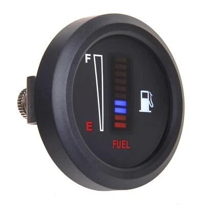 12/24V 2" 52mm Car Motorcycle Fuel Level Meter Gauge LED Display Digital 10 Grid - Image 1 of 4