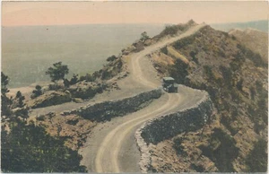 Albertype Postcard SKYLINE DRIVE ROYAL GORGE Canon City Colo HAND COLORED 1930s - Picture 1 of 2