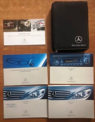 LIBRETTO USO E MANUTENZIONE MERCEDES CLASSE B (T245) + CUSTODIA+ALLEGATI ITA - Immagine 1 di 4